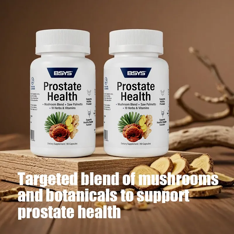 Doctor recommending vitamins for prostate health and urinary comfort
