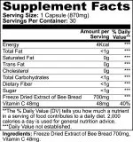 Supplements: Bee Pearl Natural Ingredients List
