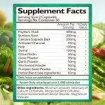 7 Day Colon Cleanse & Detox Formula ingredients list
