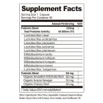 60 Billion Probiotic Capsules Ingredients list