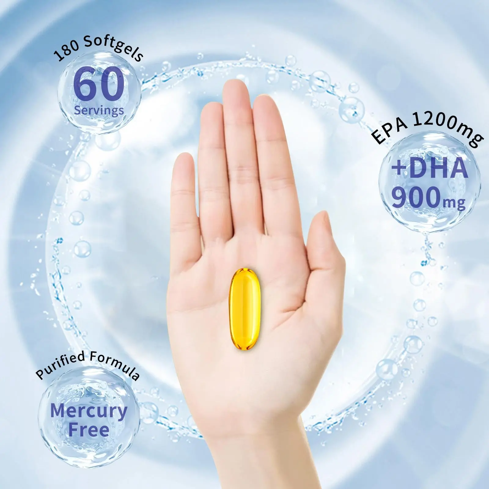 Best Fish Oil and Omega 3 supplement capsule