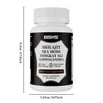 Shilajit Sea Moss Supplement for Men’s Vitality and Energy single bottle picture