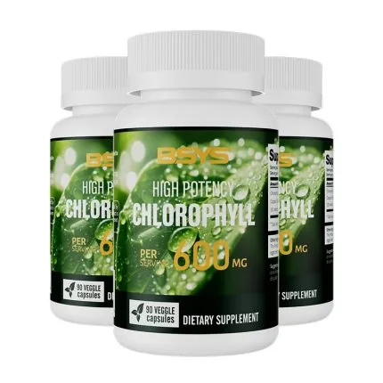 Chlorophyll Supplement for Detox 3 bottle