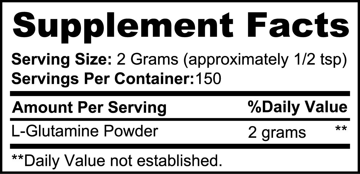 L-Glutamine powder Fact List