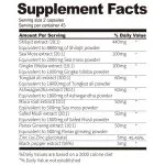 Shilajit Sea Moss Supplement for Men’s Vitality and Energy ingredients list