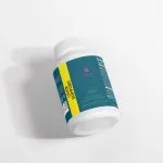 Close-up of herbal capsules for liver support