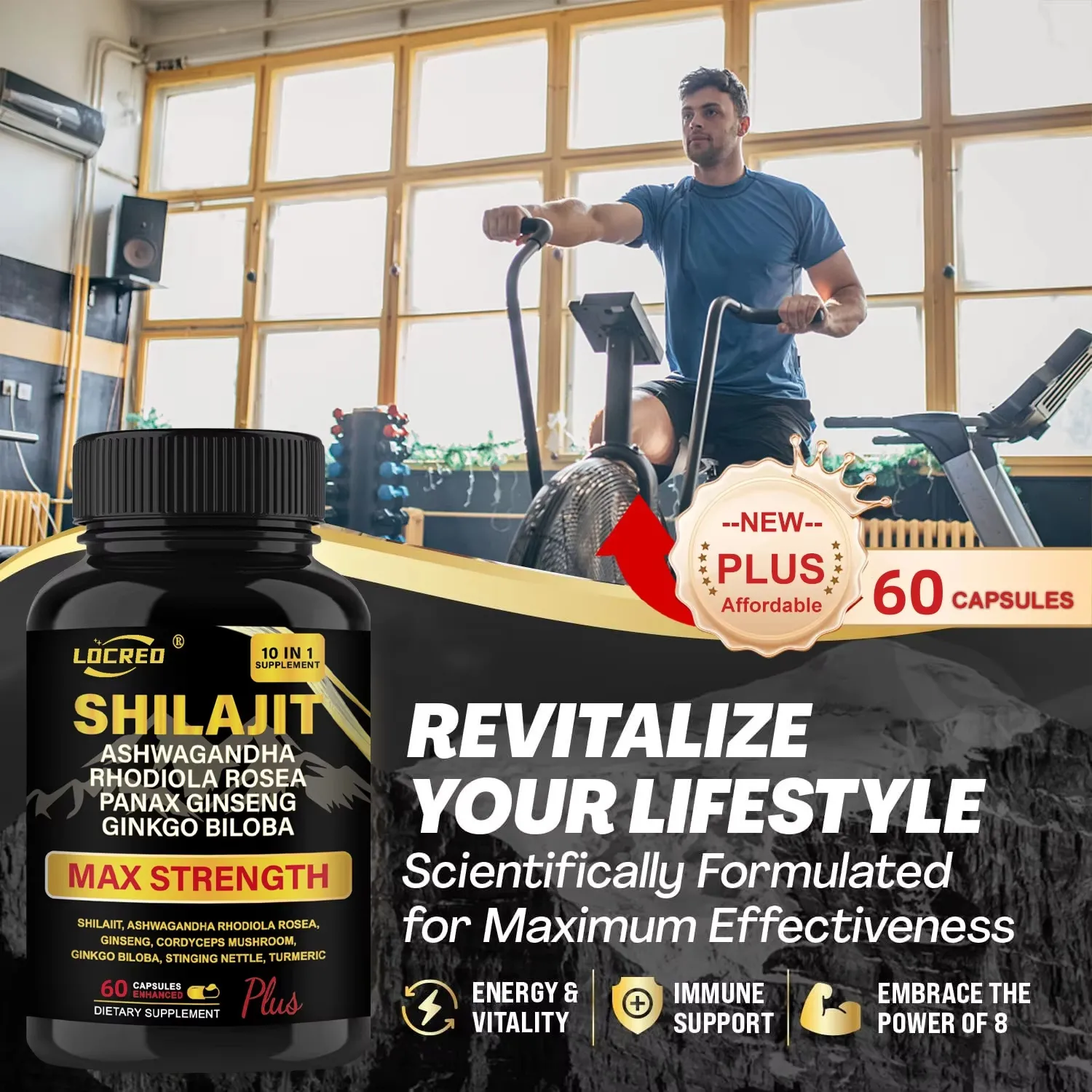 Shilajit & Ashwagandha Extra Strength for Men
