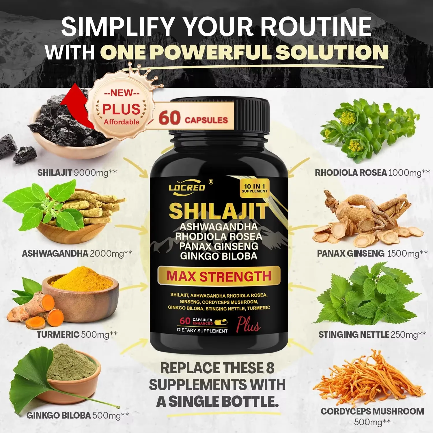 Shilajit & Ashwagandha Extra Strength for Men