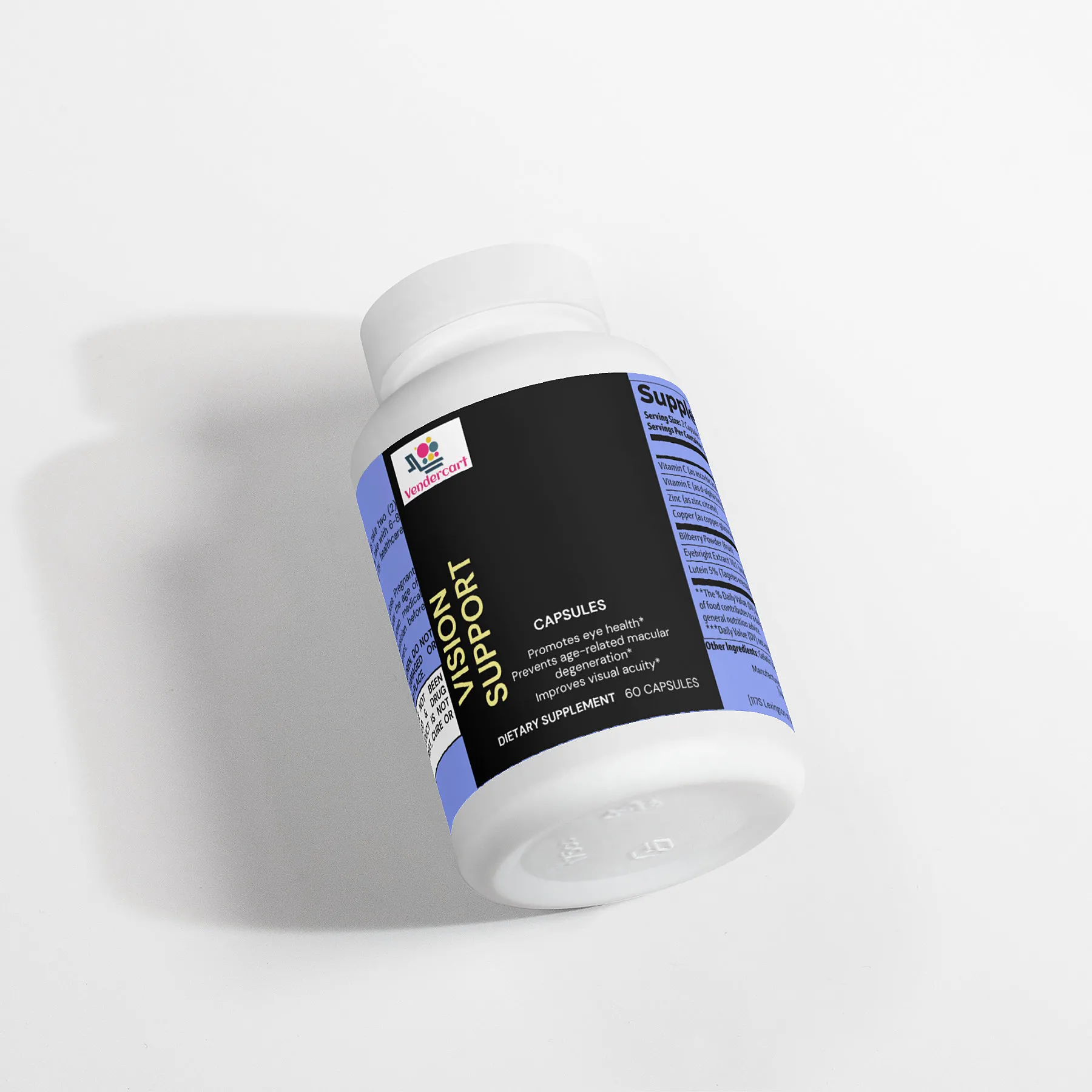 Eye Vitamin for Vision Support bottle, showing Bottle