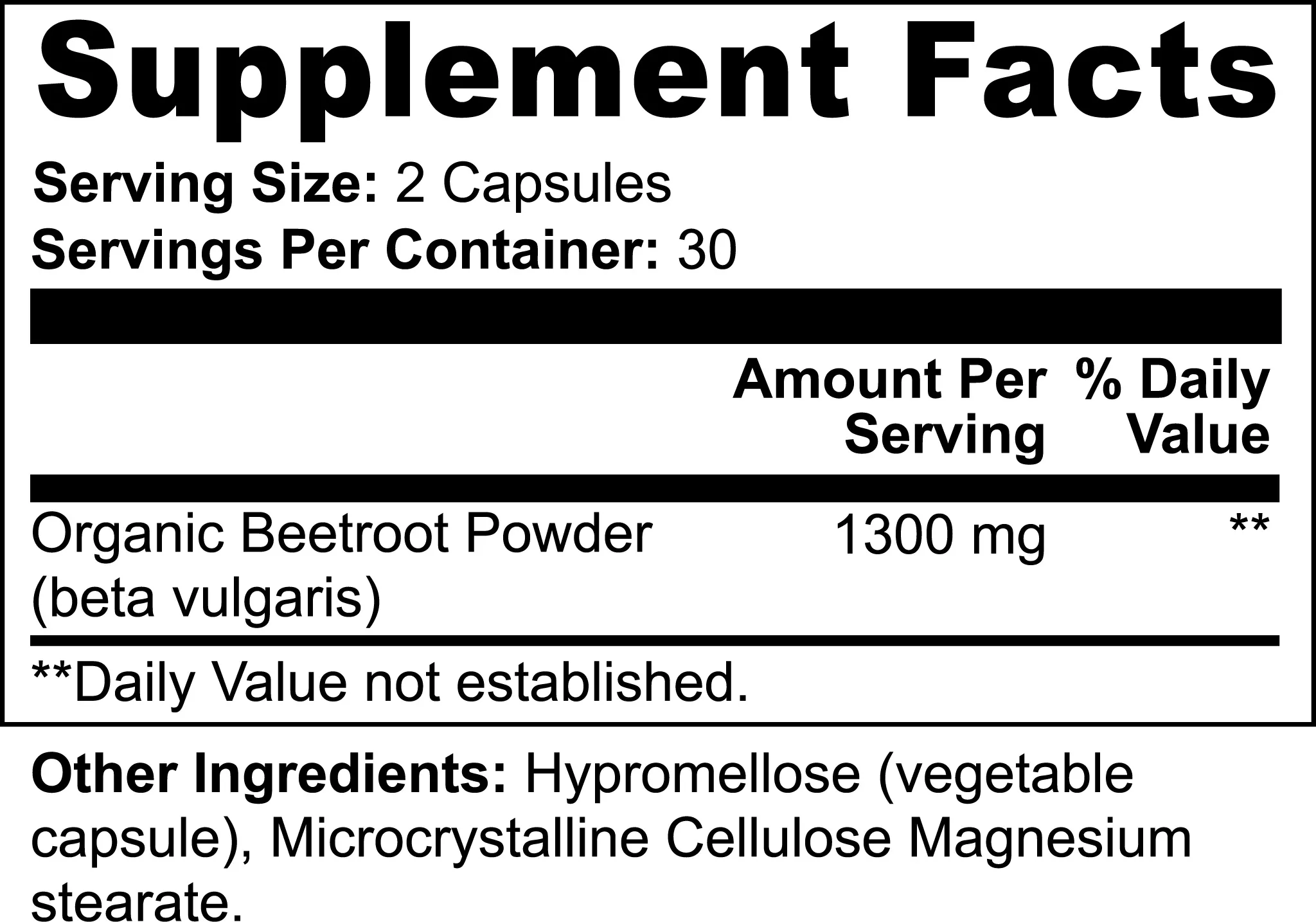 Supplements: Beetroot Powder