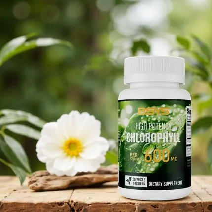 Chlorophyll Supplement for Detox bottle