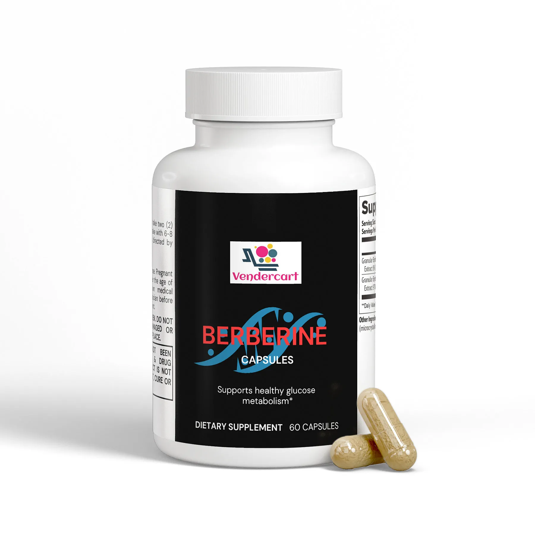 Pure Berberine Complex Supporting Energy and Glucose Levels single bottle Pure Berberine Complex Supporting Energy and Glucose Levels single bottle