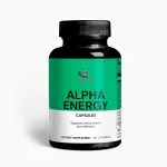 Alpha Testosterone Booster Bottle front view