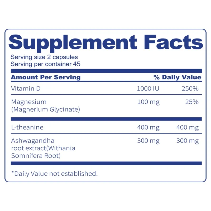Sleep Dietary Supplement Ingredients