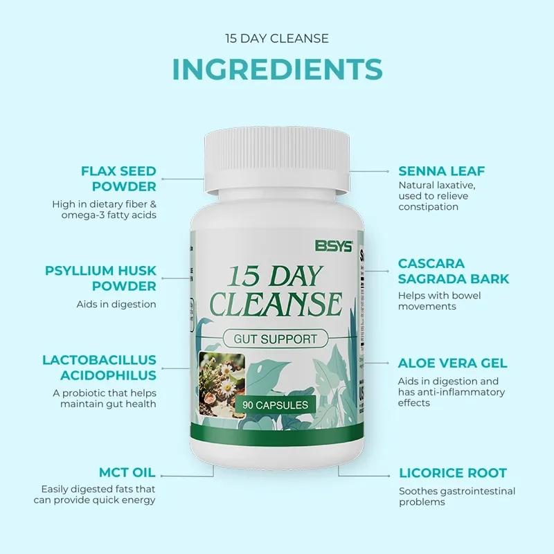 Herbal Intestinal Cleanse ingredients list