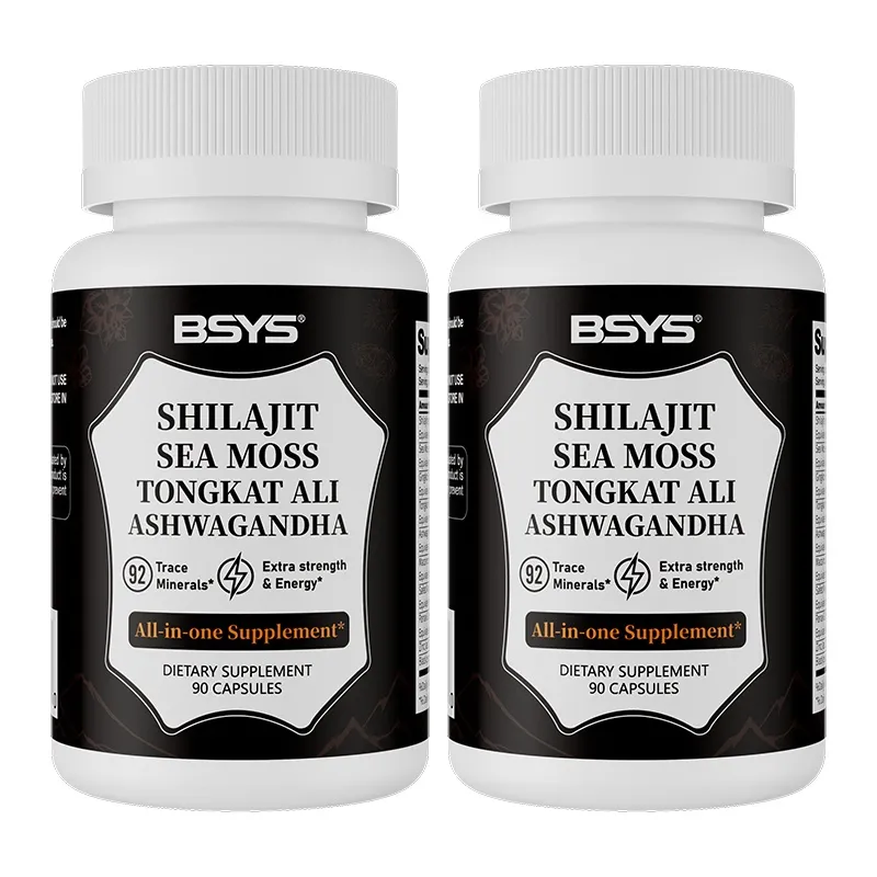 Shilajit Sea Moss Supplement for Men’s Vitality and Energy double bottle pictures