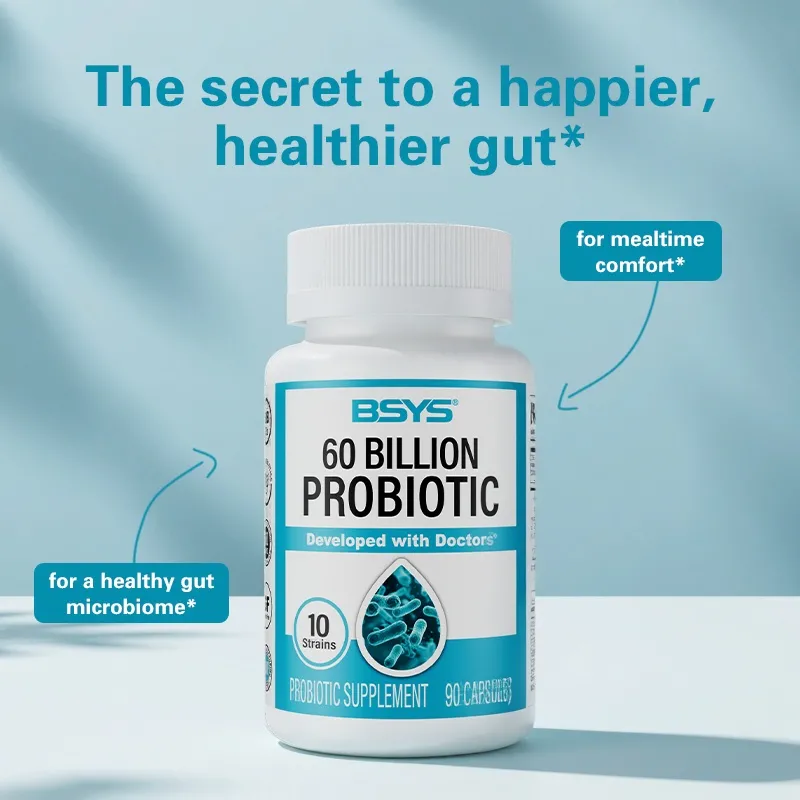 60 Billion Probiotic Bottle Front View