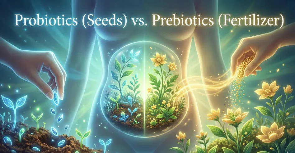 Probiotics vs. Prebiotics: What’s the Difference and Do You Need Both?