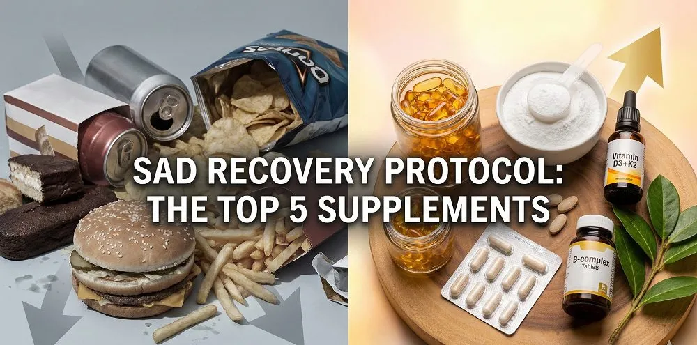 Top 5 Supplements to Recover from the Standard American Diet (SAD): A Biological Repair Protocol