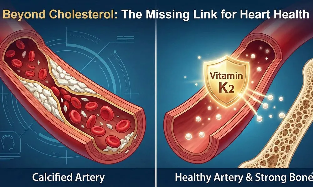 Beyond Cholesterol: Why Vitamin K2 is the Missing Link for Cardiovascular Health