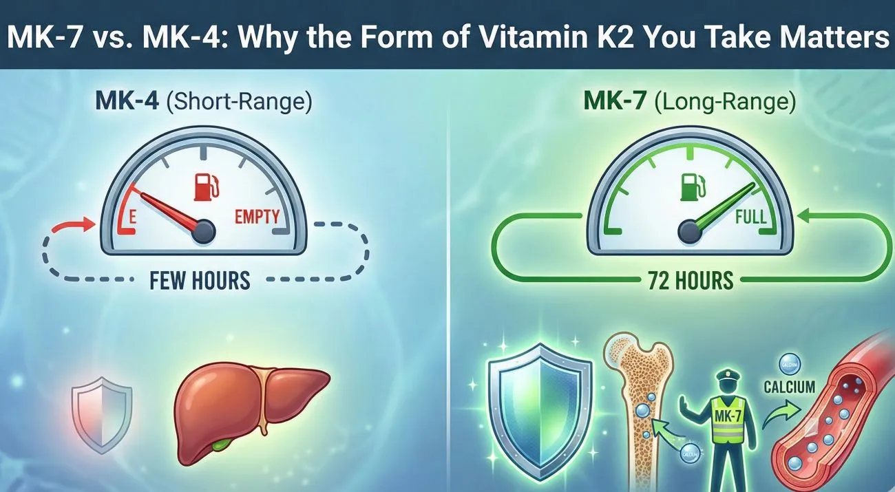 MK-7 vs. MK-4 Why the Form of Vitamin K2 You Take Matters