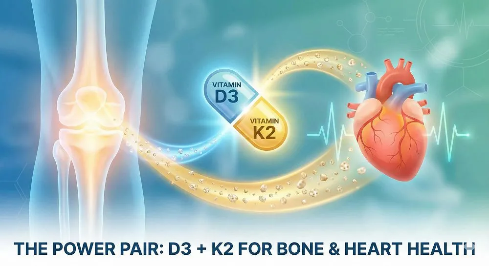 Vitamin D3 & K2 Benefits for Bones & Heart Health