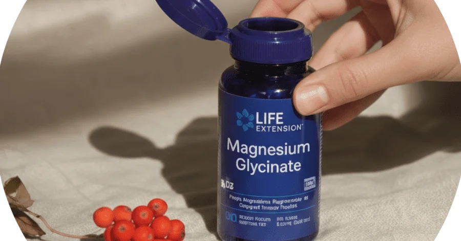 Magnesium glycinate capsules for sleep